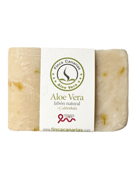 💚Jabón Natural de Aloe Vera y Caléndula | Finca Canarias