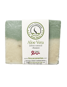 💚Jabón Natural de Aloe Vera y Romero | Finca Canarias