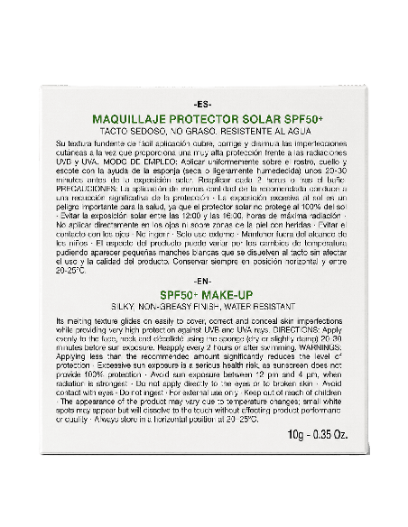Maquillaje Protector Solar SPF50+