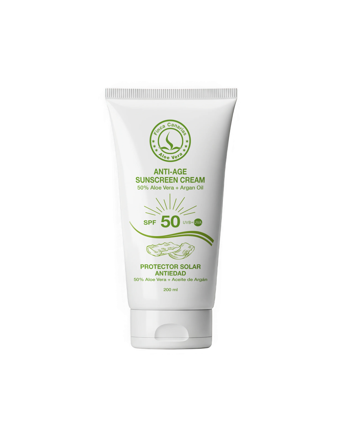 💚Aloe Vera Sunscreen SPF 50 - 200 ml | Finca Canarias