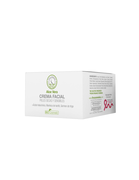 Crema de Aloe Vera para Piel Seca y Sensible